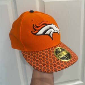 Denver Broncos New Era Sideline 39THIRTY Flex Hat Orange 7.5 NFL Football CO